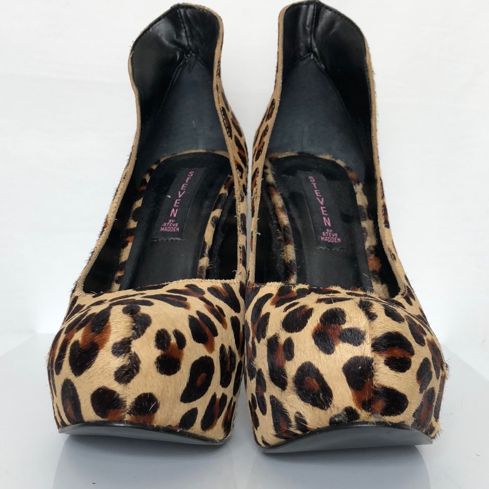 STEVEN by STEVE MADDEN, Leopard Print Stiletto 8M